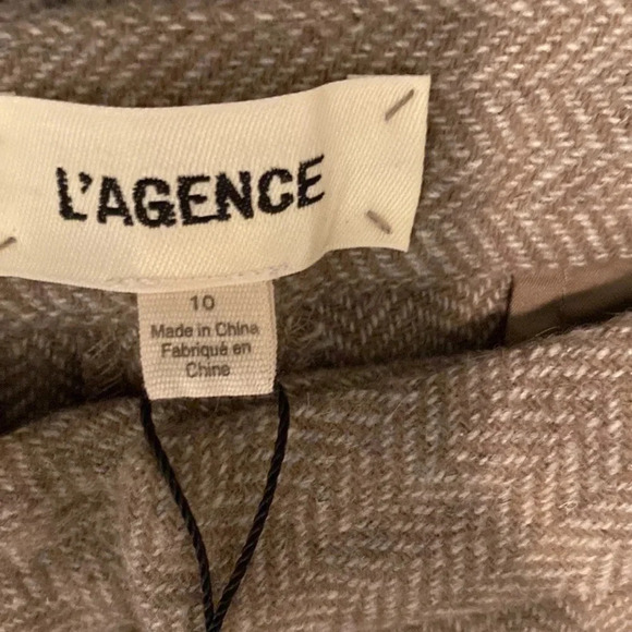 L'Agence Ludivine Trouser in Taupe/Grey NWT - Picture 7 of 10